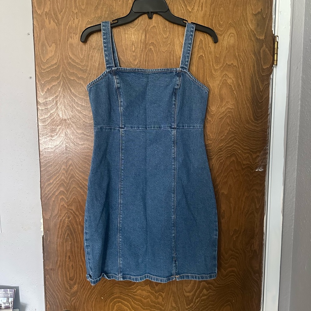 Hollister Blue Denim Mini Dress